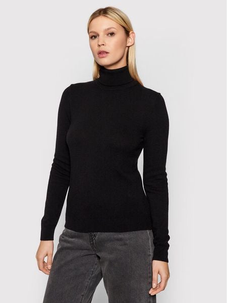 United Colors Of Benetton Golf 1002D2348 Czarny Regular Fit. Czarne swetry damskie United Colors Of Benetton, xl, bez wzorów, z wełny, bez kołnierzyka, bez ramiączek, bez kaptura. Za 219.99 zł.