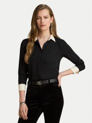 LAUREN RALPH LAUREN Koszula 200968762001 Czarny Classic Fit. Czarne koszule damskie Lauren Ralph Lauren, xs, bez wzorów, z syntetyku, bez kołnierzyka, bez ramiączek. Za 819.99 zł.