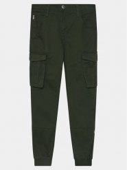 NAME IT Spodnie materiałowe Ryan 13151735 Zielony Regular Fit. Zielone spodnie materiałowe dla chłopców Name it, bez wzorów, z bawełny. Za 129.99 zł.