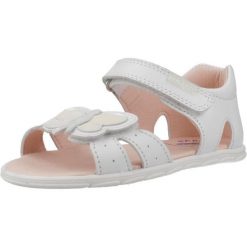 Sandały PABLOSKY 051500P Biały. Białe sandały damskie Pablosky, bez wzorów, z materiału, bez obcasa, bez zapięcia. Za 177.99 zł.