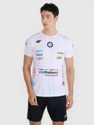 4F Koszulka meczowa replika wyjazdowa z sezonu 2024/25 męska 4F x Czarni Radom - multikolor L. Czarne koszulki sportowe męskie 4f, l, bez wzorów, z dzianiny, klasyczne, bez kołnierzyka. Za 149.99 zł.