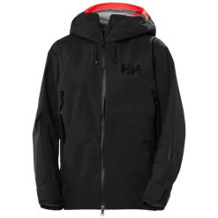 Damska kurtka narciarska z kapturem Helly Hansen Sogn. Czarne kurtki snowboardowe damskie Helly Hansen, l, bez wzorów, z polaru, z kapturem, narciarskie. Za 1,411.40 zł.