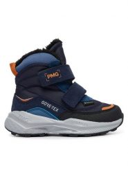 Primigi Śniegowce GORE-TEX 2430122 M Granatowy. Niebieskie buty zimowe chłopięce Primigi, bez wzorów, z gore-texu, bez zapięcia. Za 394.99 zł.