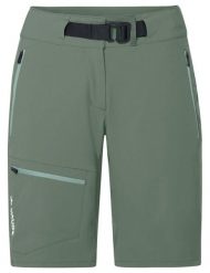 Spodenki damskie Badile Shorts II. Zielone szorty sportowe damskie Vaude, na lato, s, bez wzorów, z materiału, sportowe, narciarskie. Za 429.00 zł.