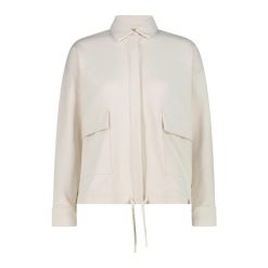 Damski sweter z dzianiny CMP. Białe swetry damskie CMP, bez wzorów, z dzianiny, sportowe, bez kołnierzyka, bez ramiączek, bez kaptura. Za 371.50 zł.