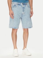 Calvin Klein Jeans Szorty jeansowe 90's LV04RB930G Niebieski Regular Fit. Niebieskie szorty męskie Calvin Klein Jeans, m, bez wzorów, z bawełny. Za 279.99 zł.