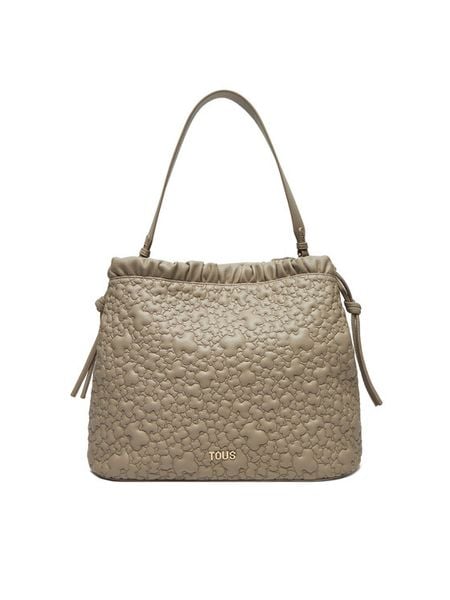 TOUS Torebka Puffy_Bear 2002187043 Beżowy. Brązowe torebki do ręki damskie tous, bez wzorów, ze skóry, bez dodatków. Za 569.99 zł.