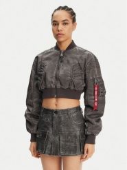 Alpha Industries Kurtka bomber MA-1 Vintage 156002 Szary Regular Fit. Szare kurtki damskie Alpha Industries, m, bez wzorów, z syntetyku, bez kaptura. Za 579.99 zł.