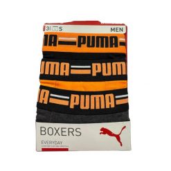 Bokserki męskie Puma BASIC BRAND ELASTIC 3-PACK 93545711 r S. Bokserki męskie Puma, m, bez wzorów, z elastanu. Za 149.19 zł.