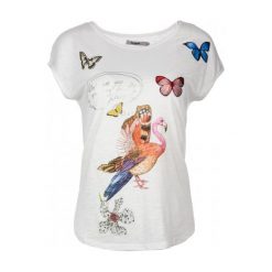 Desigual Desigual Koszulka Damska M Biała. Bluzki damskie marki Desigual. W wyprzedaży za 163.00 zł.