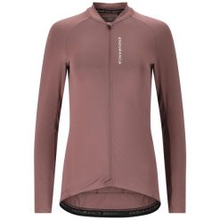 Damski jersey z długim rękawem Endurance Paxton. Czerwone bluzy sportowe damskie Endurance, bez wzorów, z jersey, bez kaptura, rowerowe. Za 227.00 zł.