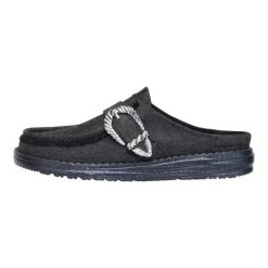 HeyDude Damskie Mokasyny WNDY SLIP BUCKLE DENIM. Czarne mokasyny damskie Hey dude, z denimu. Za 249.00 zł.