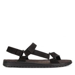 Sandały Lasocki. Czarne sandały męskie Lasocki, bez zapięcia. Za 97.99 zł.