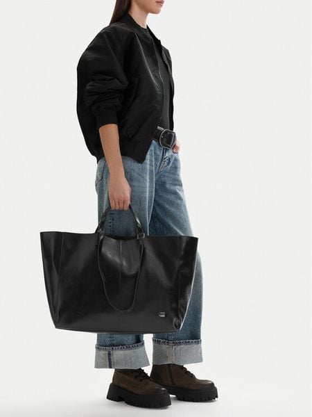 G-Star Raw Torebka EO-LDA8455 Czarny. Czarne torebki do ręki damskie G-Star Raw, bez wzorów, z materiału, retro, bez dodatków. Za 210.99 zł.