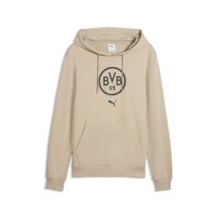 Męska bluza z kapturem ftblCULTURE Borussia Dortmund PUMA. Brązowe bluzy męskie Puma, m, bez wzorów, z kapturem, do piłki nożnej. Za 279.00 zł.