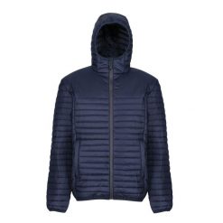 Męska Kurtka Ocieplana Z Kapturem Ecodown. Niebieskie kurtki sportowe męskie Regatta, m, bez wzorów, z puchu, trekkingowe. Za 390.99 zł.