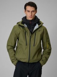 4F Kurtka trekkingowa membrana 20000 męska - khaki 3XL. Brązowe kurtki męskie 4f, l, bez wzorów, z materiału, bez kaptura. Za 899.99 zł.