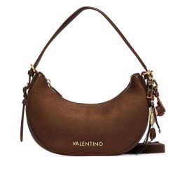 Torebka Valentino. Brązowe torebki do ręki damskie Valentino, bez wzorów, klasyczne, bez dodatków. Za 569.99 zł.