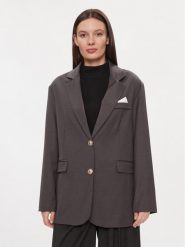 Maryley Marynarka 23IB123/52GR Szary Regular Fit. Szare żakiety damskie Maryley, xl, bez wzorów, z syntetyku. Za 469.99 zł.