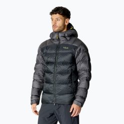 Kurtka puchowa męska Rab Neutrino Pro Hoody. Szare kurtki sportowe męskie RAB, m, bez wzorów, z puchu, trekkingowe. Za 1,299.00 zł.