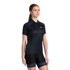 Damska koszulka kolarska Kilpi MOATE-W. Czarne koszulki sportowe damskie Kilpi, l, bez wzorów, bez kołnierzyka, bez ramiączek, rowerowe. Za 215.49 zł.