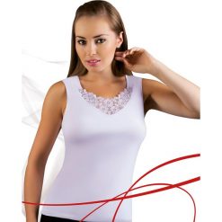 Emili Koszulka Damska Berta Plus Biały r. 2XL. T-shirty damskie Emili. Za 37.09 zł.