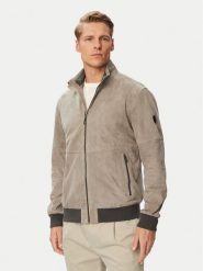 JOOP! Kurtka skórzana Cosmo 80100853 Szary Regular Fit. Szare kurtki męskie JOOP!, m, bez wzorów, ze skóry, bez kaptura. Za 2,419.00 zł.