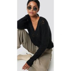 NA-KD Sweter z dekoltem V - Black. Swetry damskie marki NA-KD. Za 202.95 zł.