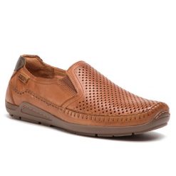 Półbuty Pikolinos. Białe półbuty damskie Pikolinos, bez wzorów, bez obcasa, na płaskiej podeszwie, bez zapięcia. Za 569.99 zł.