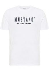 Męski T-Shirt Mustang Style Alex General White 1017990 2045. Białe t-shirty męskie Mustang, m, bez wzorów, bez kołnierzyka. Za 79.99 zł.