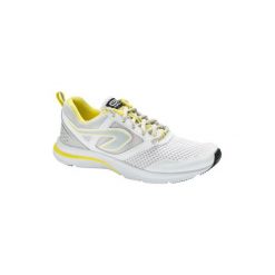 Buty Do Biegania Damskie Run Active Białe. Białe obuwie sportowe damskie KALENJI, bez wzorów, z gumy, do biegania. Za 99.99 zł.