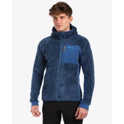 Ciepła bluza męska Kilpi NORKA-M. Niebieskie bluzy męskie Kilpi, m, bez wzorów, bez kaptura, trekkingowe. Za 298.12 zł.