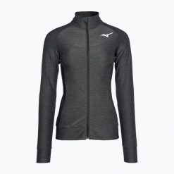 Kurtka tenisowa damska Mizuno Training czarna 62GC121309. Białe kurtki damskie Mizuno, xs, bez wzorów, z elastanu, bez kaptura. Za 159.99 zł.