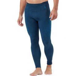 Spodnie termoaktywne narciarskie męskie Odlo Performance Warm Eco, leggins. Czarne spodnie snowboardowe męskie Odlo, na zimę, m, bez wzorów, narciarskie. Za 289.99 zł.