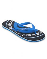 Klapki dla Mężczyzn MOLOKAI SCREEN Niebieski. Niebieskie klapki męskie Quiksilver, z materiału. Za 73.99 zł.