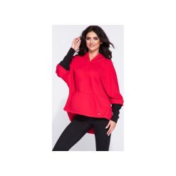 Bluza damska kangurka z kapturem. Szare bluzy sportowe damskie Bien fashion, z bawełny. Za 169.00 zł.
