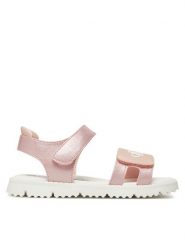 Calvin Klein Jeans Sandały V1A2-82039-1013 S Różowy. Czerwone sandały dziewczęce Calvin Klein Jeans, z jeansu, bez zapięcia. Za 179.99 zł.
