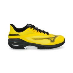 Buty do padla Mizuno Wave Exceed Court. Żółte obuwie sportowe damskie Mizuno, bez wzorów, z gumy, na fitness i siłownię, mizuno wave. Za 415.00 zł.