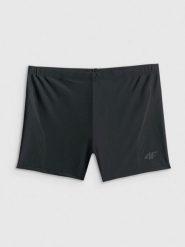 4F Kąpielówki męskie - czarne XL. Czarne kąpielówki męskie 4f, l, bez wzorów, z materiału, do pływania. Za 69.99 zł.