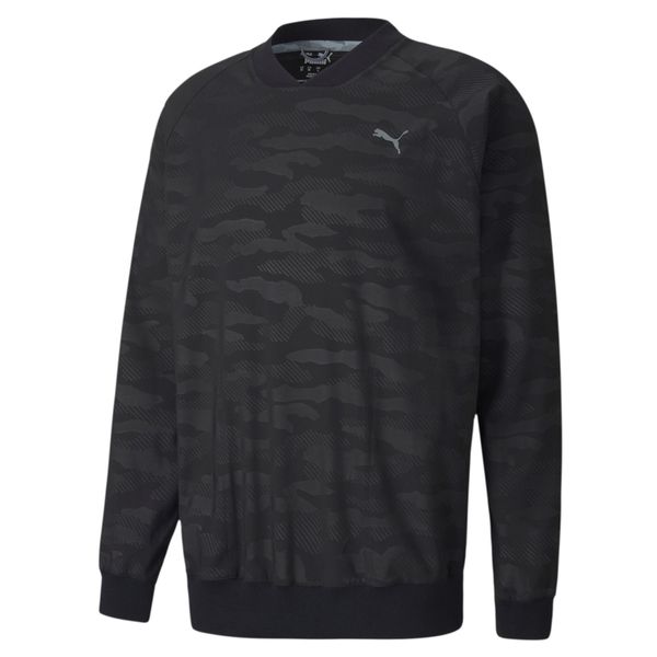Męska bluza Puma Men Embossed Wind Shirt czarna. Czarne bluzy męskie Puma, m, bez wzorów, z elastanu, bez kaptura. Za 287.99 zł.