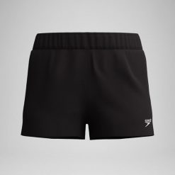 Spodenki szorty kąpielowe damskie Speedo Essentials Watershort. Czarne szorty sportowe damskie Speedo, l, bez wzorów, z lycry, sportowe. Za 91.86 zł.