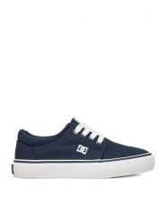DC Shoes Tenisówki CEOWB-LEA-ZL-DC001-CH Granatowy. Niebieskie buty sportowe chłopięce DC Shoes, bez wzorów, z materiału, bez zapięcia, tenisowe. Za 109.99 zł.