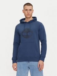 Timberland Bluza TB0A2BJH Granatowy Regular Fit. Niebieskie bluzy męskie Timberland, m, bez wzorów, z bawełny, bez kaptura. Za 229.99 zł.