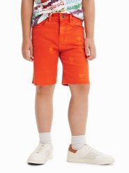Desigual Szorty jeansowe 23SBDD01 Pomarańczowy Regular Fit. Brązowe szorty dla chłopców Desigual, bez wzorów, z bawełny. Za 139.99 zł.