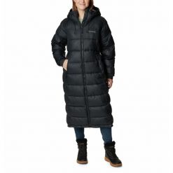Płaszcz Zimowy Puchowy Damski Columbia Pike Lake II Long Jacket. Czarne kurtki damskie Columbia, na zimę, l, bez wzorów, z puchu, bez kaptura. Za 999.00 zł.