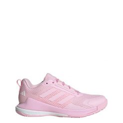 Buty Novaflight 2 Indoor. Czerwone obuwie sportowe damskie Adidas, bez wzorów, z materiału, do siatkówki. Za 466.30 zł.