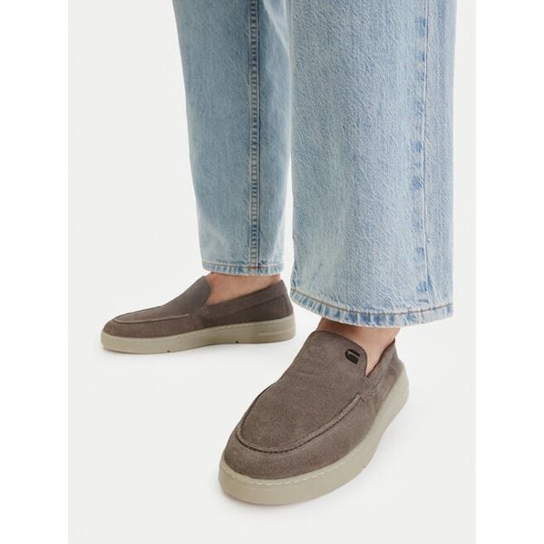 Półbuty G-Star. Szare półbuty na co dzień męskie G-Star, retro, bez zapięcia. Za 165.99 zł.