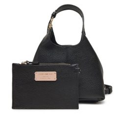 Torebka Coccinelle. Czarne torebki do ręki damskie Coccinelle, bez wzorów, klasyczne, bez dodatków. Za 1,289.00 zł.