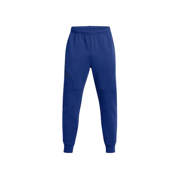 Spodnie Under Armour Ua Unstoppable Flc Jgr Eu Dorosłych. Niebieskie spodnie sportowe męskie Under Armour, m, bez wzorów, z bawełny, na fitness i siłownię. Za 423.90 zł.