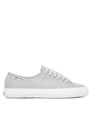 Superga Tenisówki 3750 Jersey Lame Leggera Low Top S4135ZW Srebrny. Szare trampki i tenisówki damskie Superga, bez wzorów, z jersey, bez zapięcia. Za 319.99 zł.